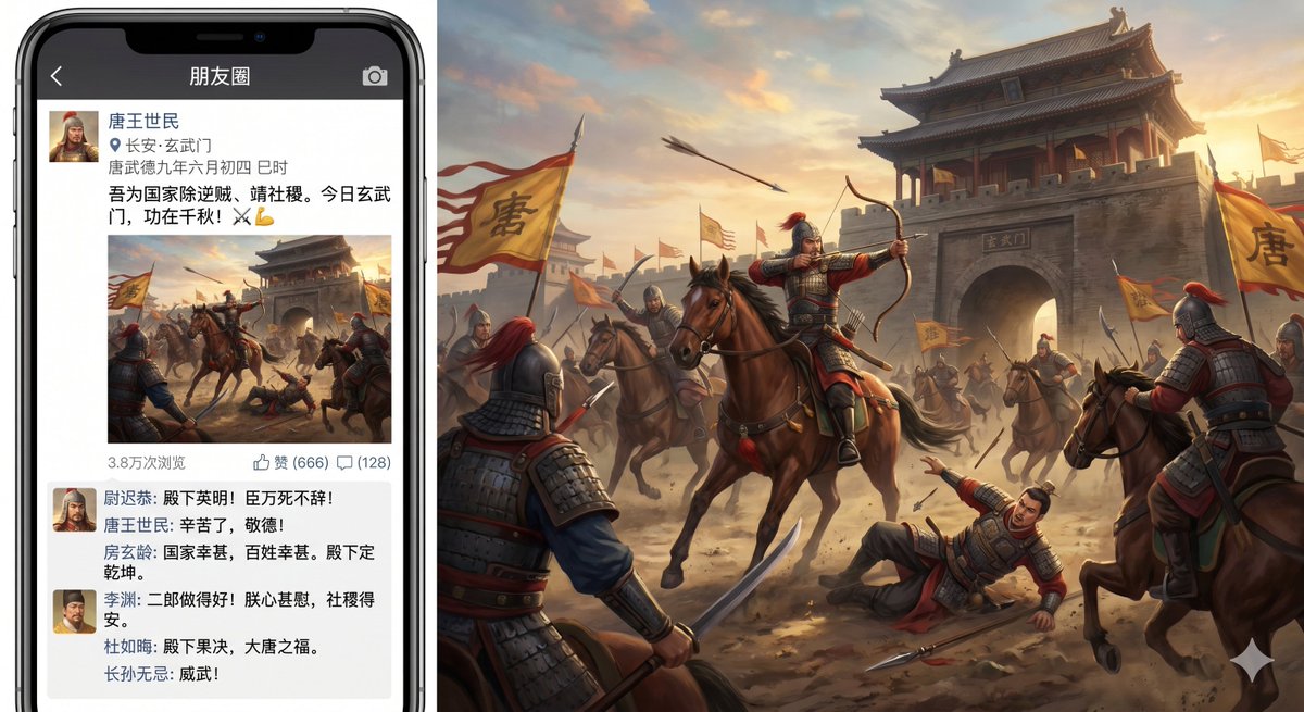 Xuanwu Gate Incident as WeChat Post — Sora 2 Prompt