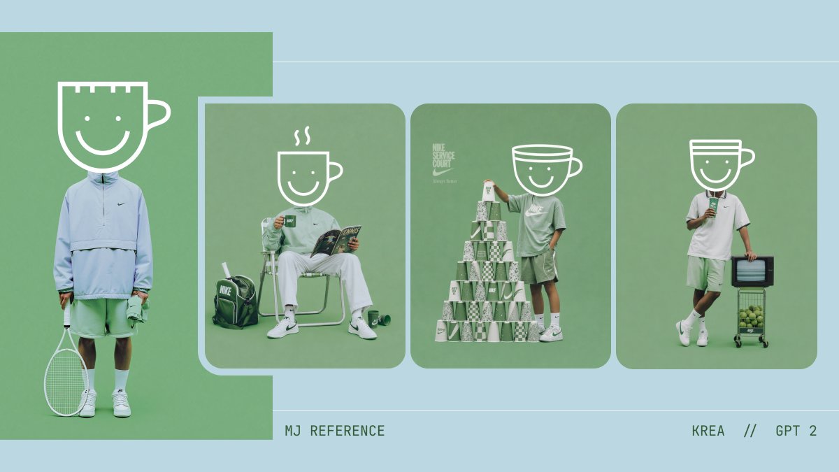 Coffee Cup Head Tennis Streetwear — Sora 2 Prompt