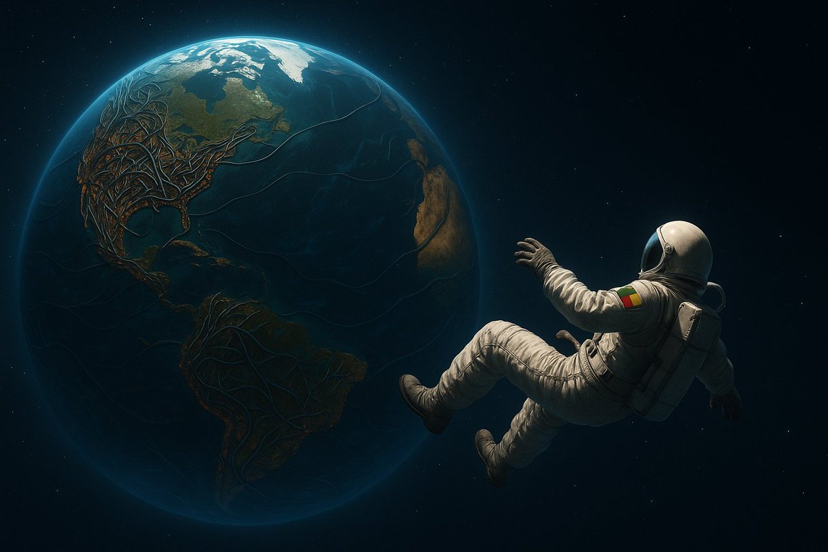 Surreal Living Planet Astronaut — Sora 2 Prompt