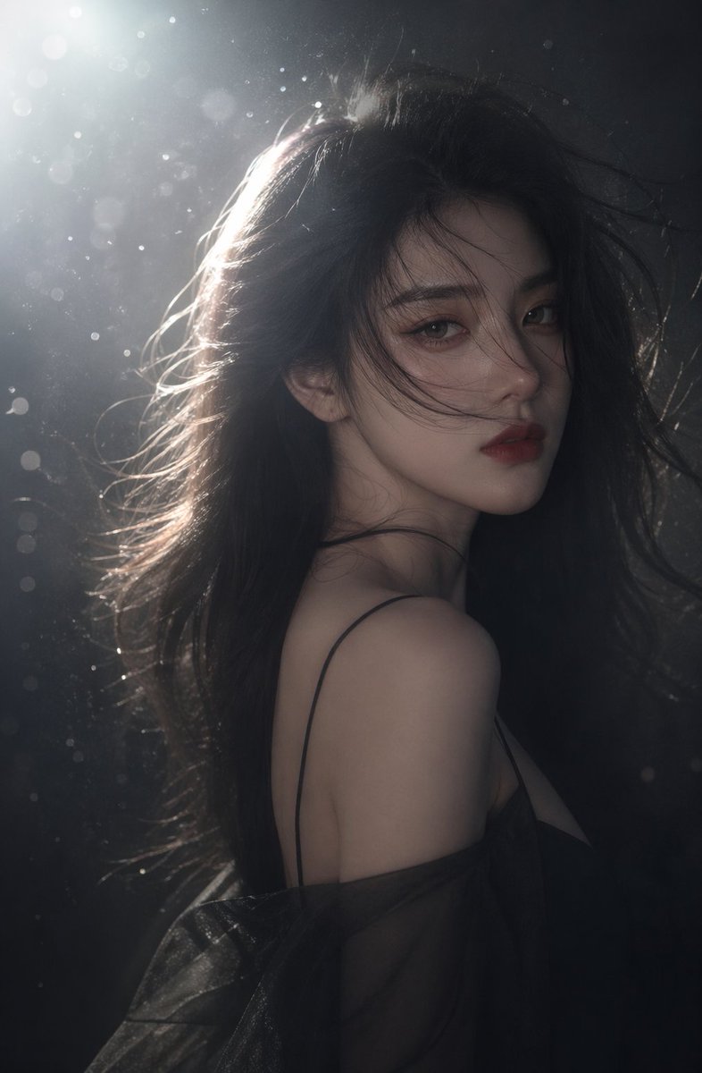 Cinematic Backlit Female Portrait — Sora 2 Prompt