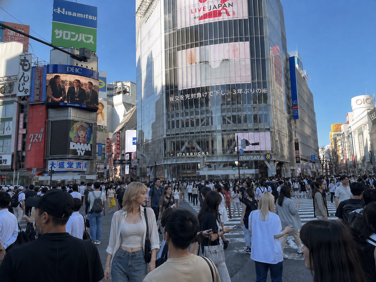 Drop Anyone into Shibuya Crossing — Sora 2 Prompt