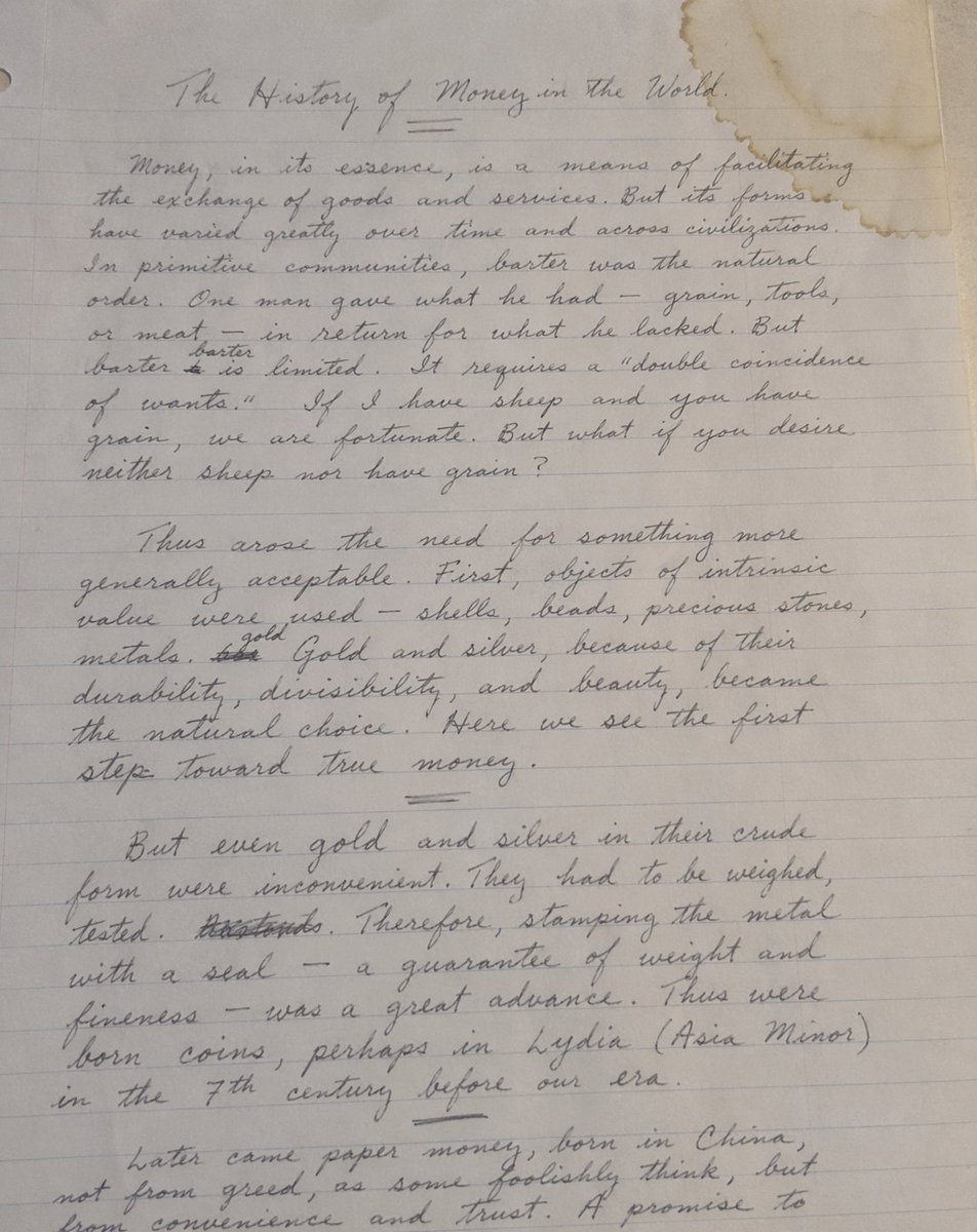 Einstein-Style Handwritten Essay Photo — Sora 2 Prompt