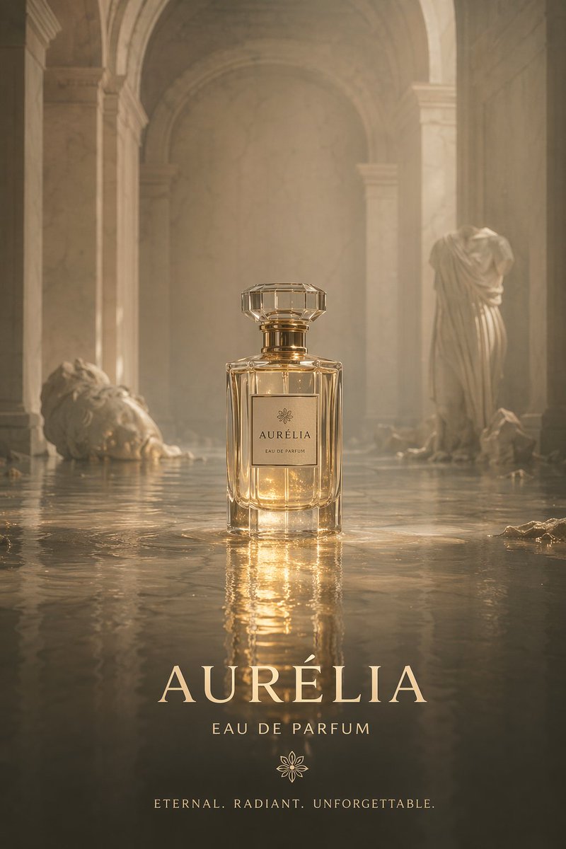 Cinematic Luxury Perfume Photography Prompt — Golden Temple