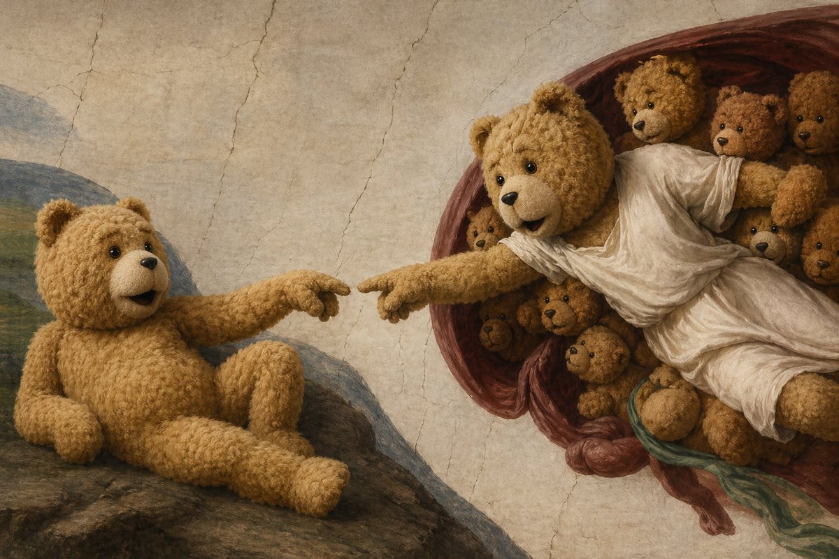 Teddy Bear Creation Parody — Sora 2 AI Prompt