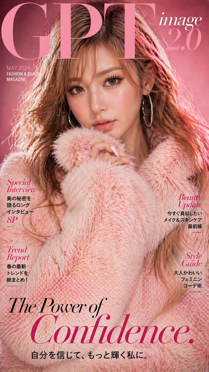 Pink Fashion Magazine Cover Prompt—Glossy Editorial