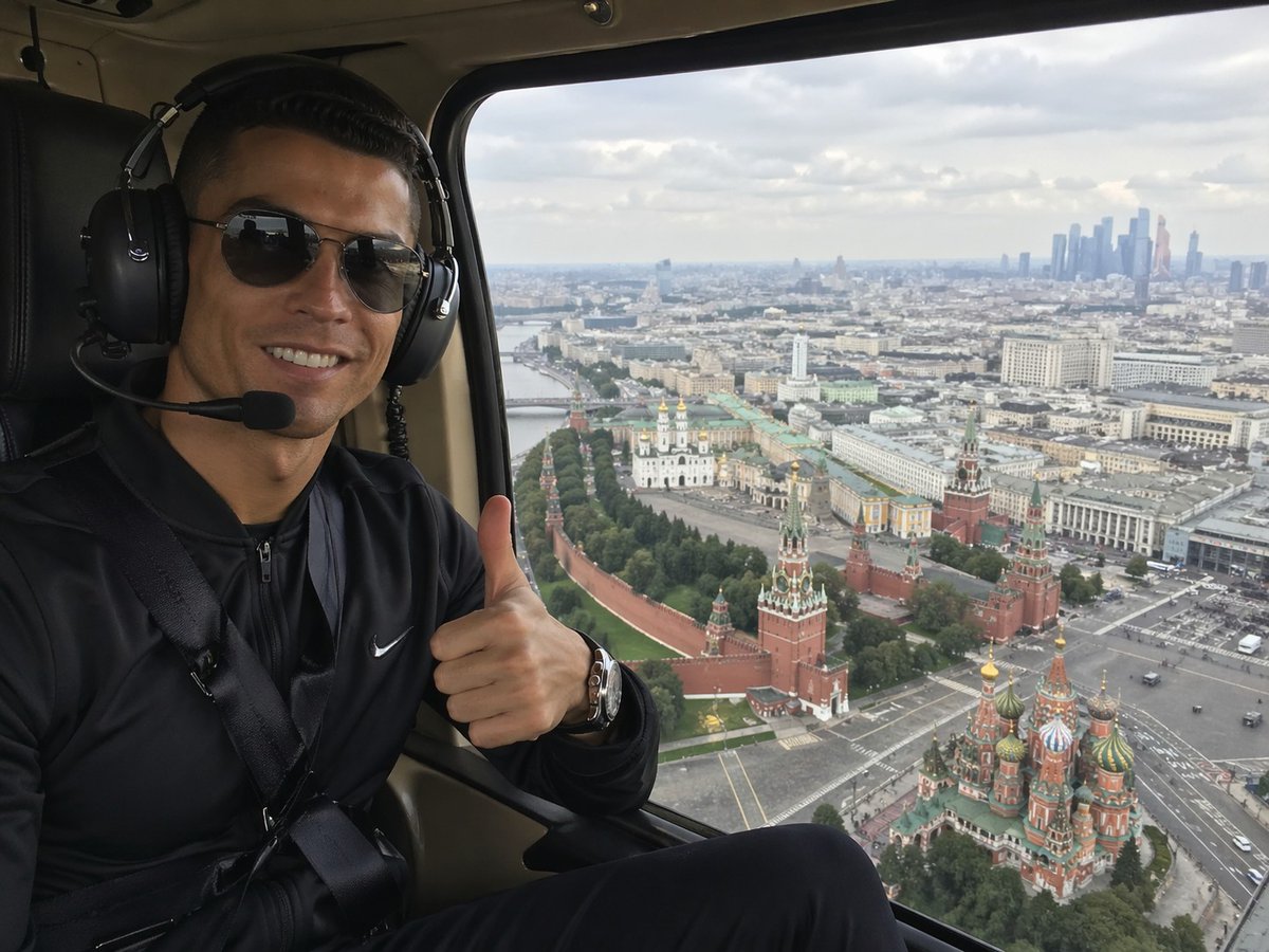 Moscow Helicopter Selfie — Sora 2 Prompt