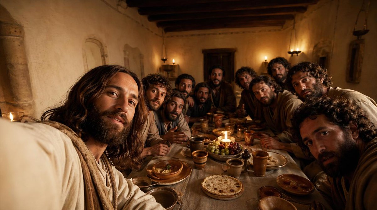 The Last Supper Cinematic Scene — Sora 2 Prompt