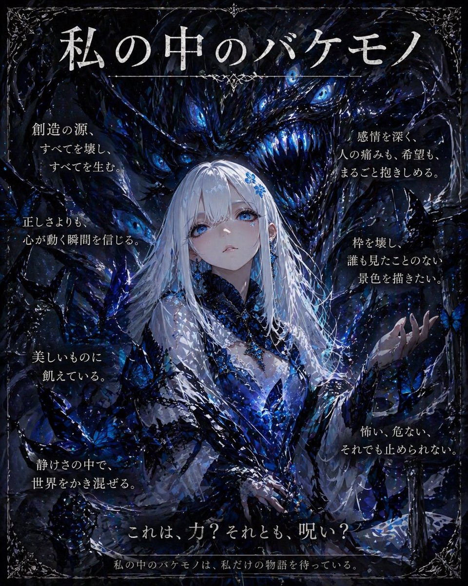 Dark Fantasy Gothic Inner Monster Poster Prompt — Sora 2