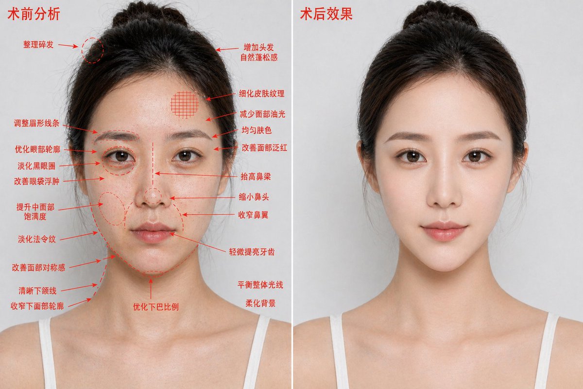 Medical Aesthetics Before-After Blueprint — Sora 2 Prompt