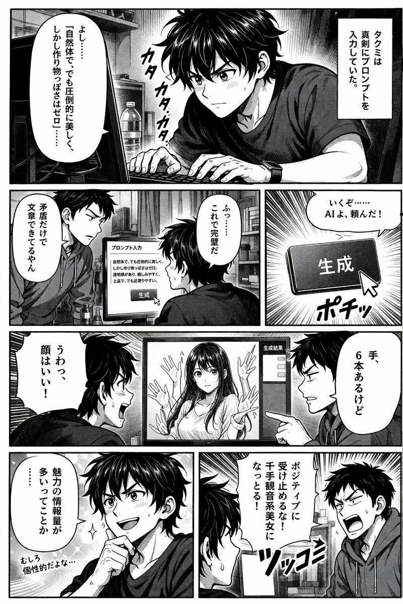 Manga Page: Hilarious AI Art Fail — Sora 2 Prompt