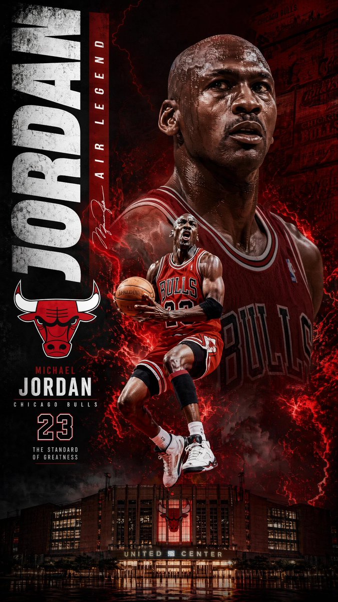 Michael Jordan Air Legend Wallpaper Prompt - 9:16 4K