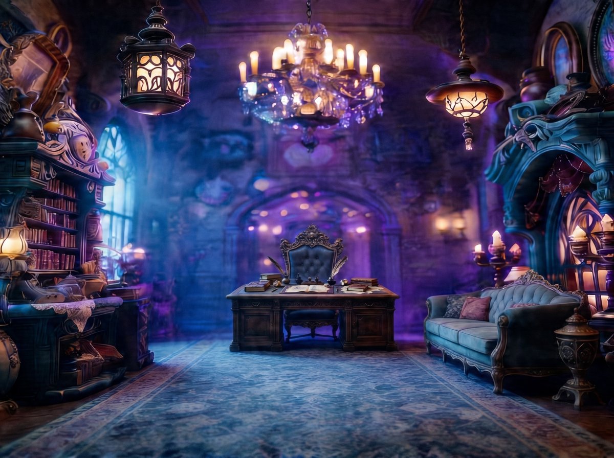 Cinematic Gothic Study with Magical Ambiance — Sora 2 Prompt
