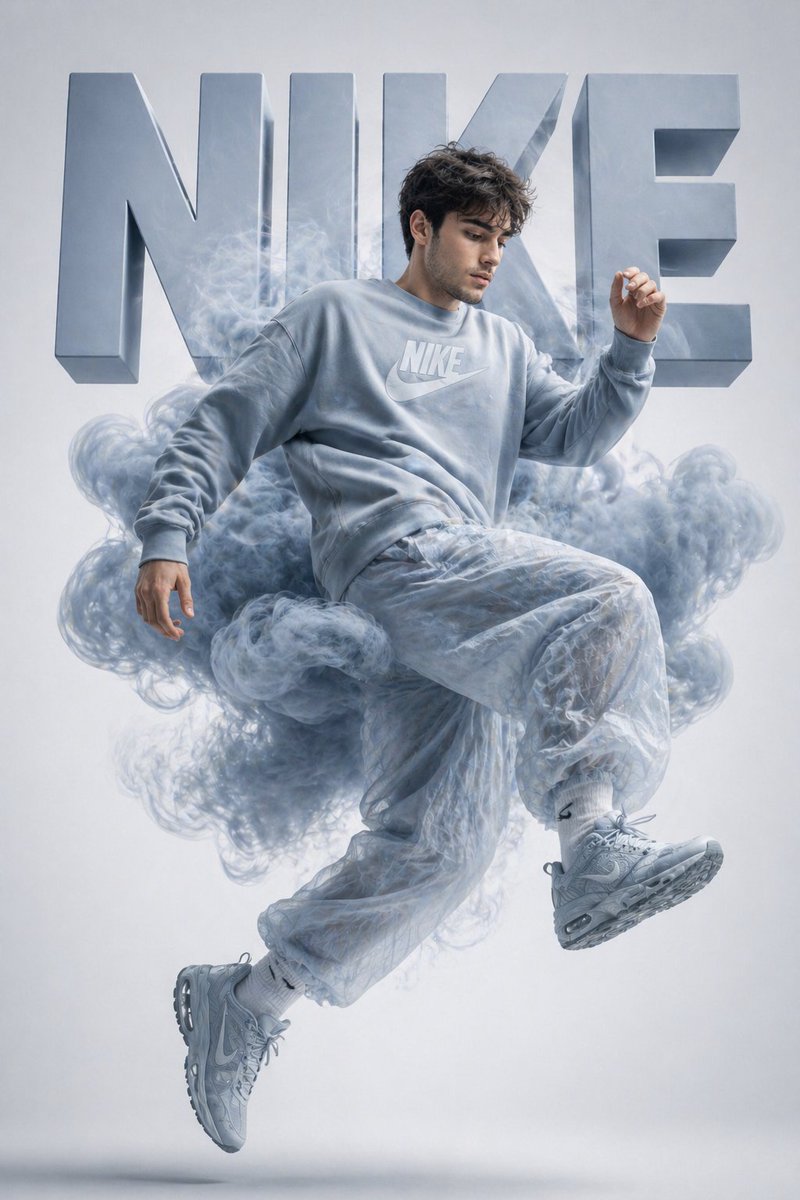High-End Streetwear Ad: Floating Pose & Smoke — Sora 2 Prompt