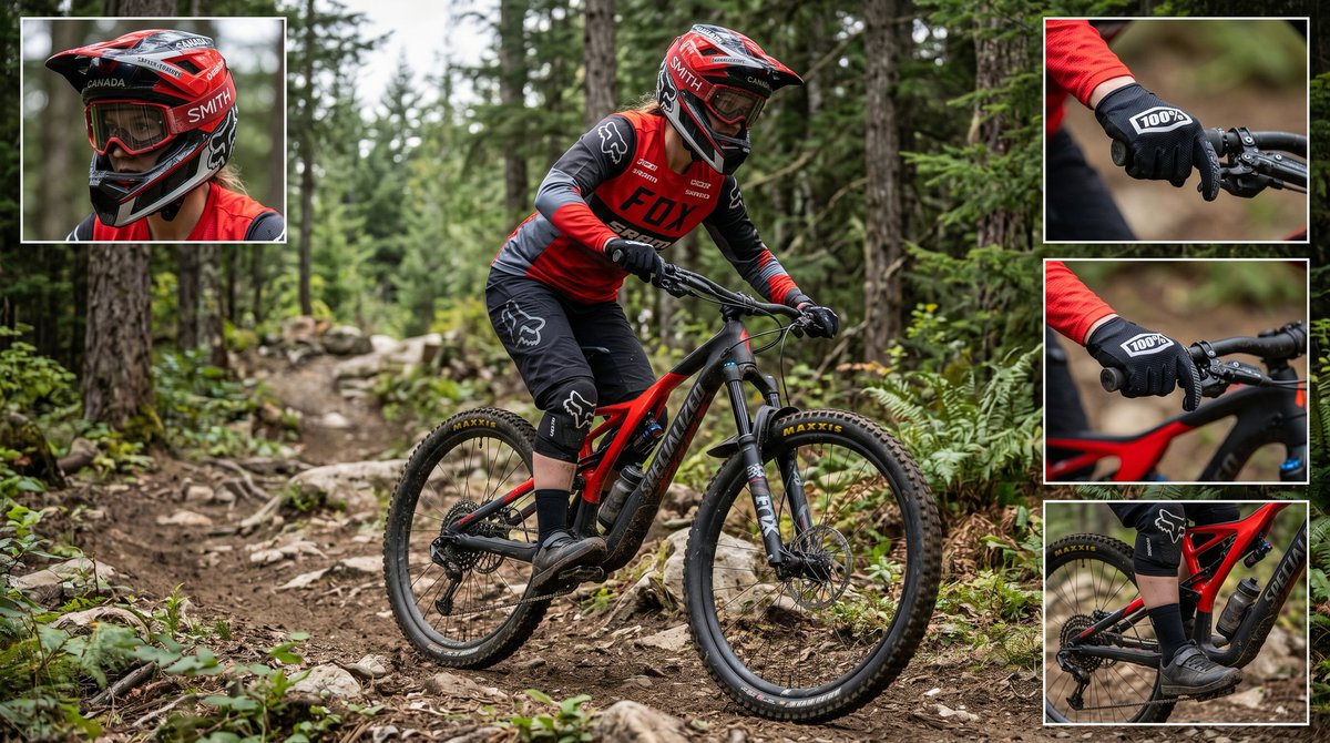 Mountain Bike Action & Gear Close-Ups — Dynamic Sora 2 Prompt