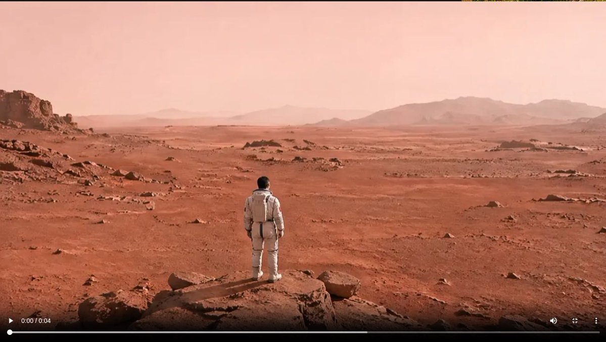 Cinematic Astronaut on Red Desert Planet — Sora 2 Prompt