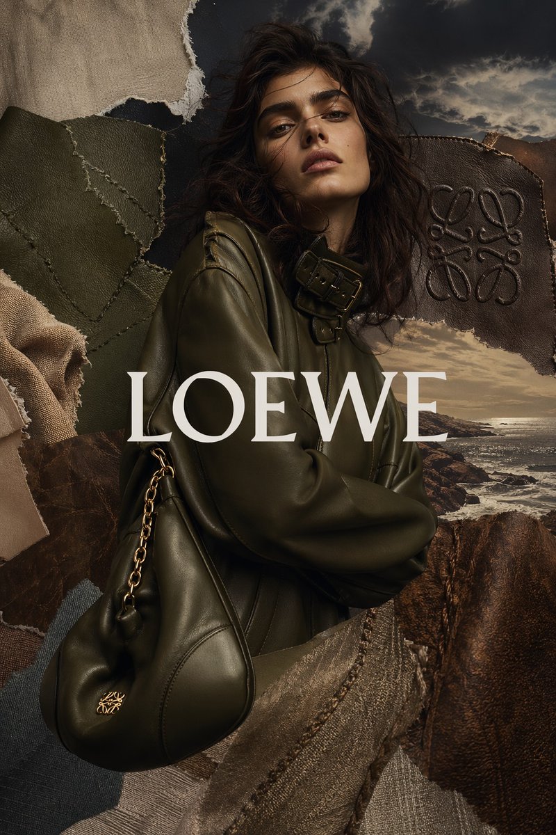 Luxury Leather Collage Fashion Ad — Sora 2 Prompt