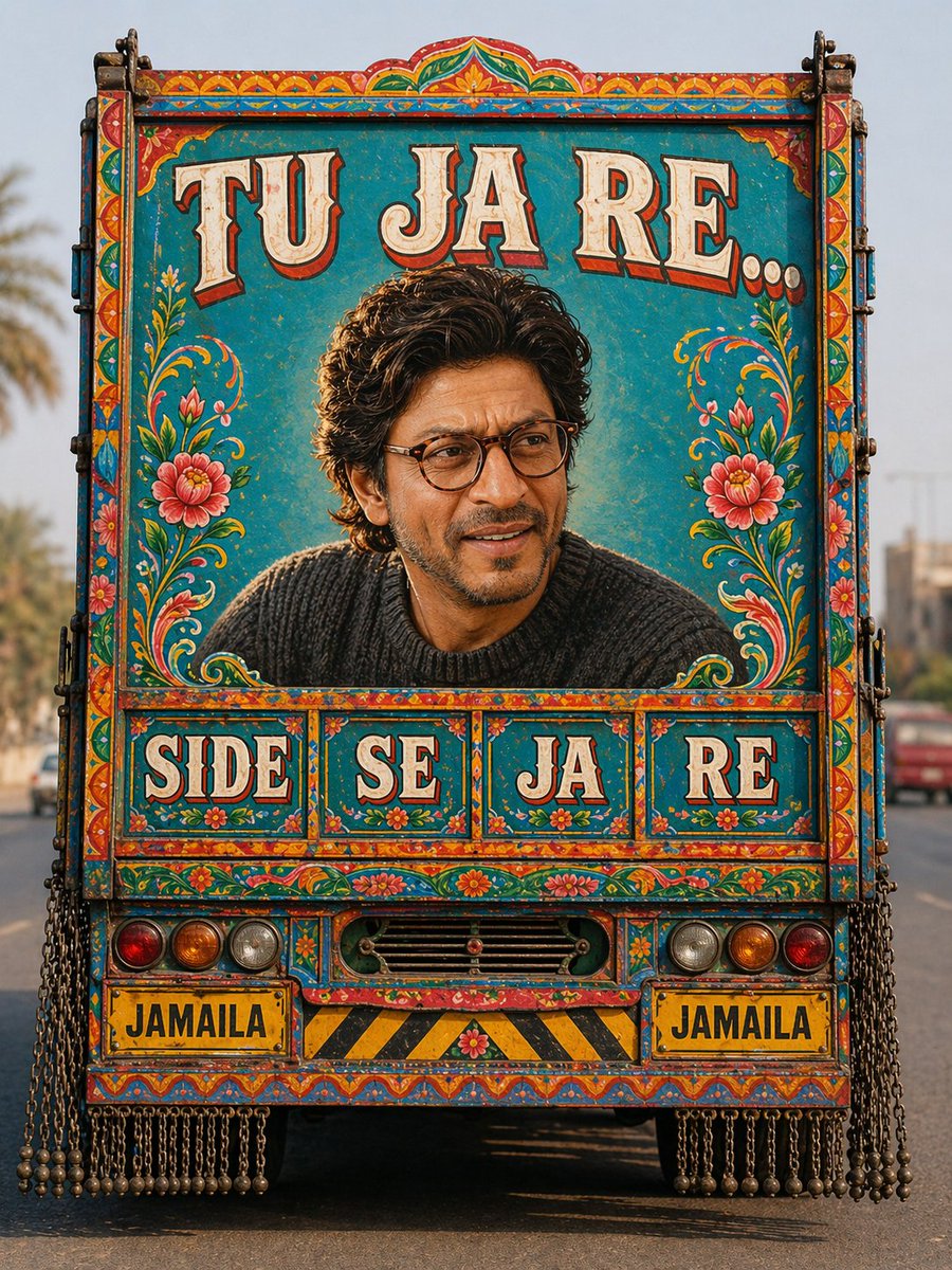 Pakistani Truck Art: Custom Portrait Prompt — Sora 2