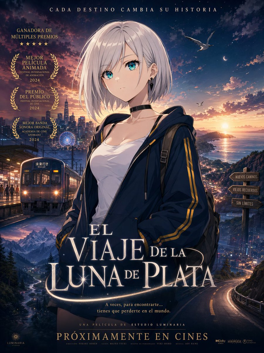 Fantasy Anime Film Poster — Sora 2 Prompt