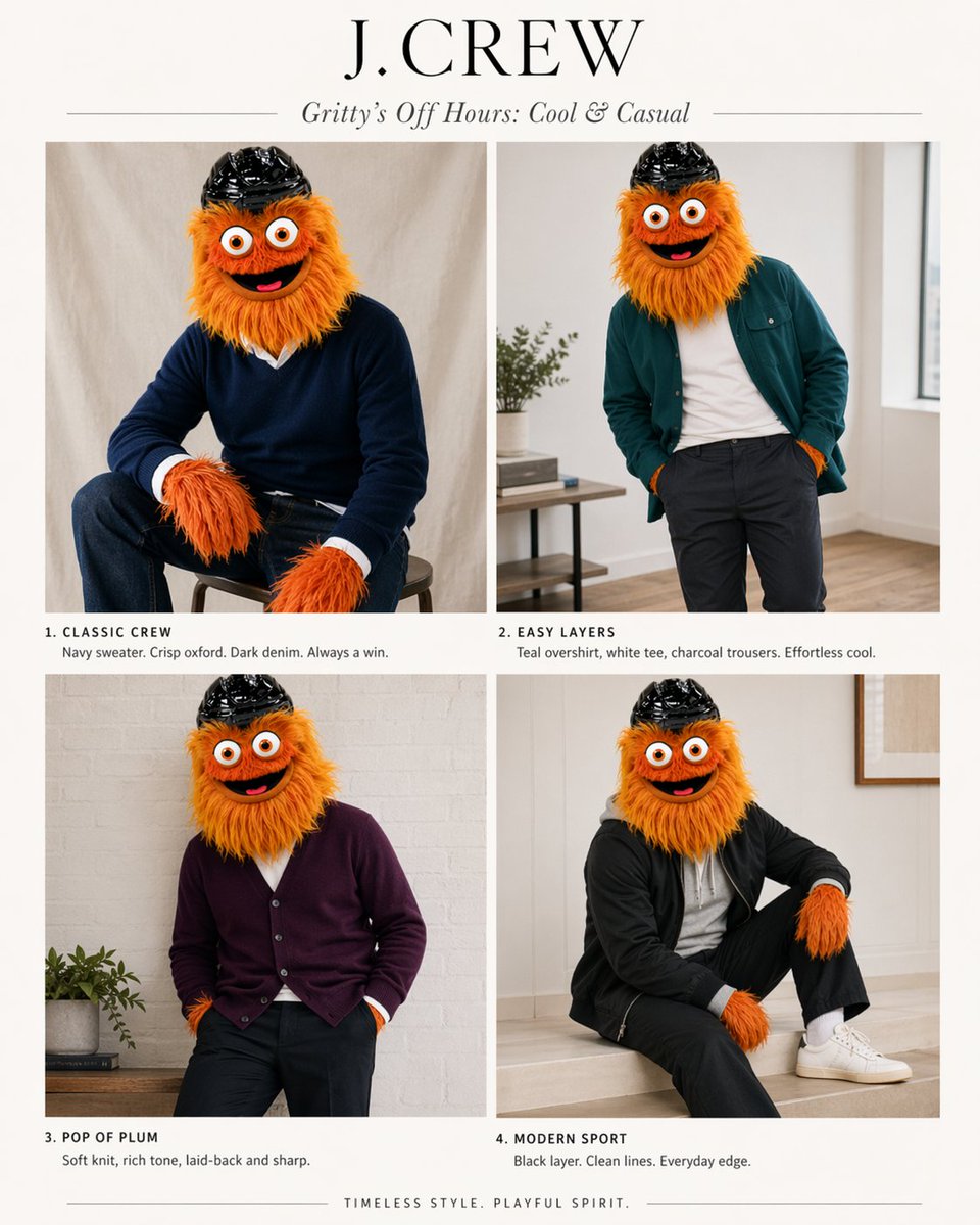 Generate a Mascot J.Crew Fashion Catalog — Sora 2 Prompt