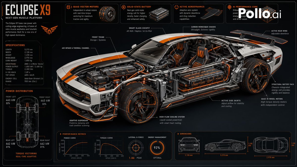 Cyberpunk Muscle Car Cutaway — Sora 2 Prompt