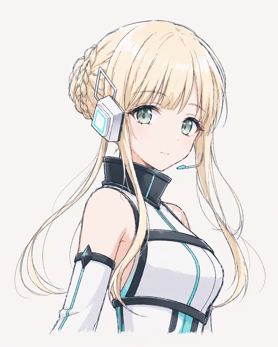 Futuristic Minimalist Anime Portrait — Sora 2 Prompt