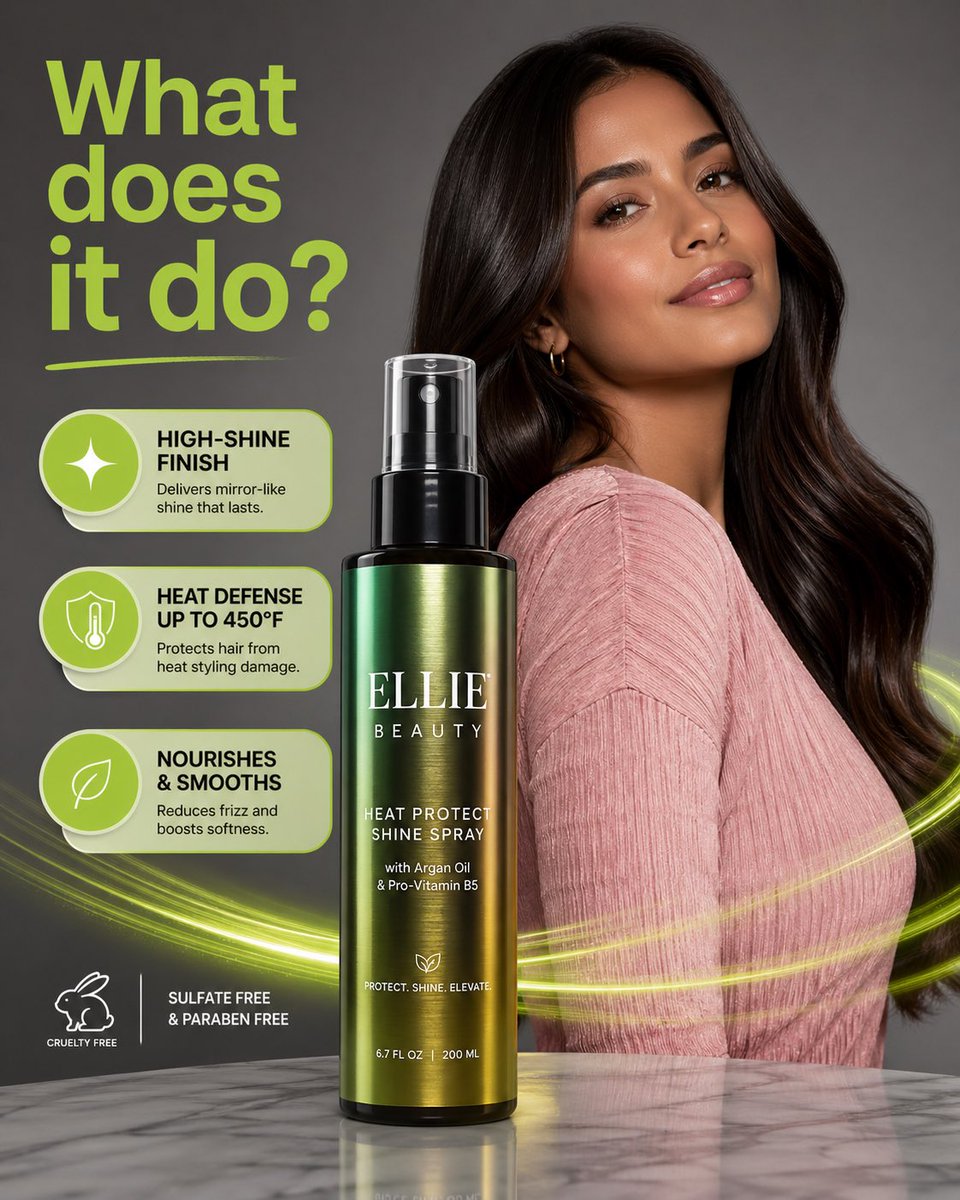 Luxury Product Photography Prompt — Beauty Ad with Model & Studio Lighting