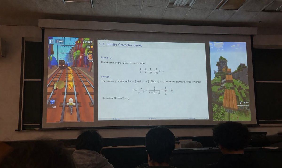 Brainrot Projector Screen: Gaming & Math — Sora 2 Prompt