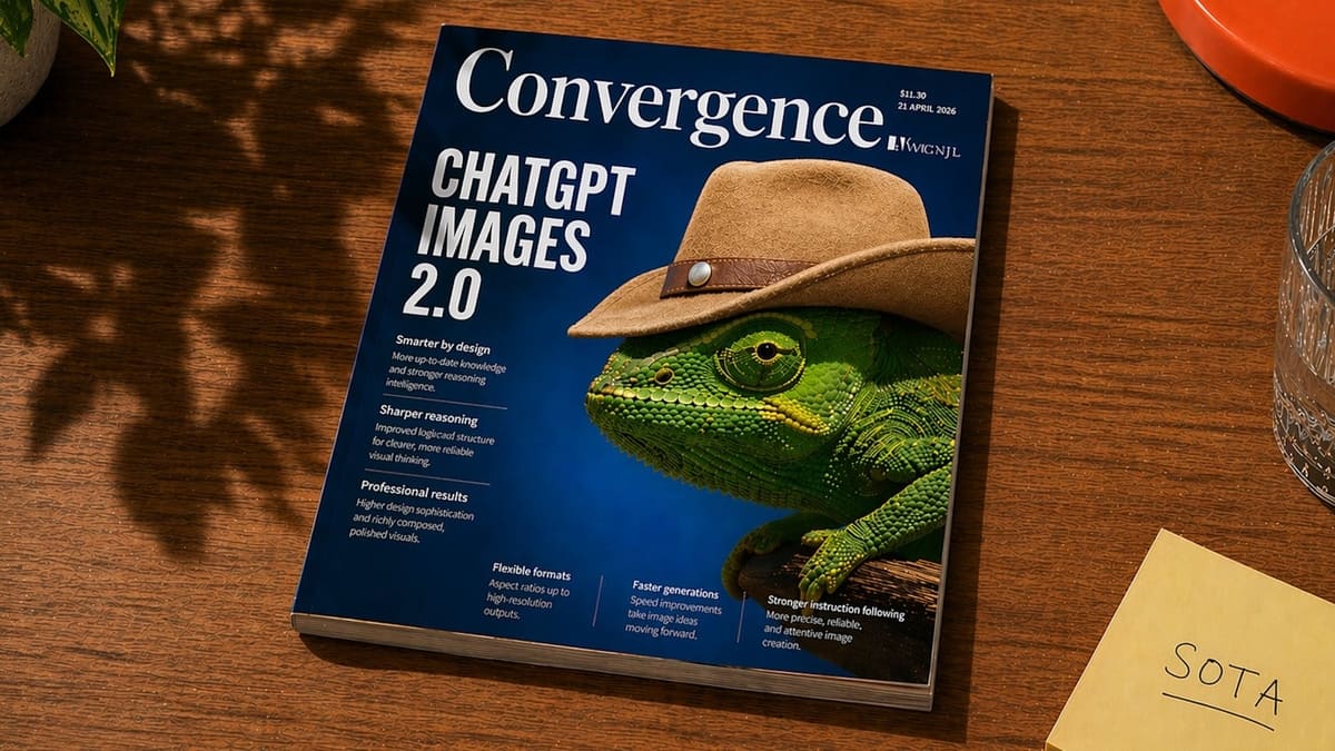 Photorealistic Cowboy Chameleon Magazine Cover — Sora Prompt
