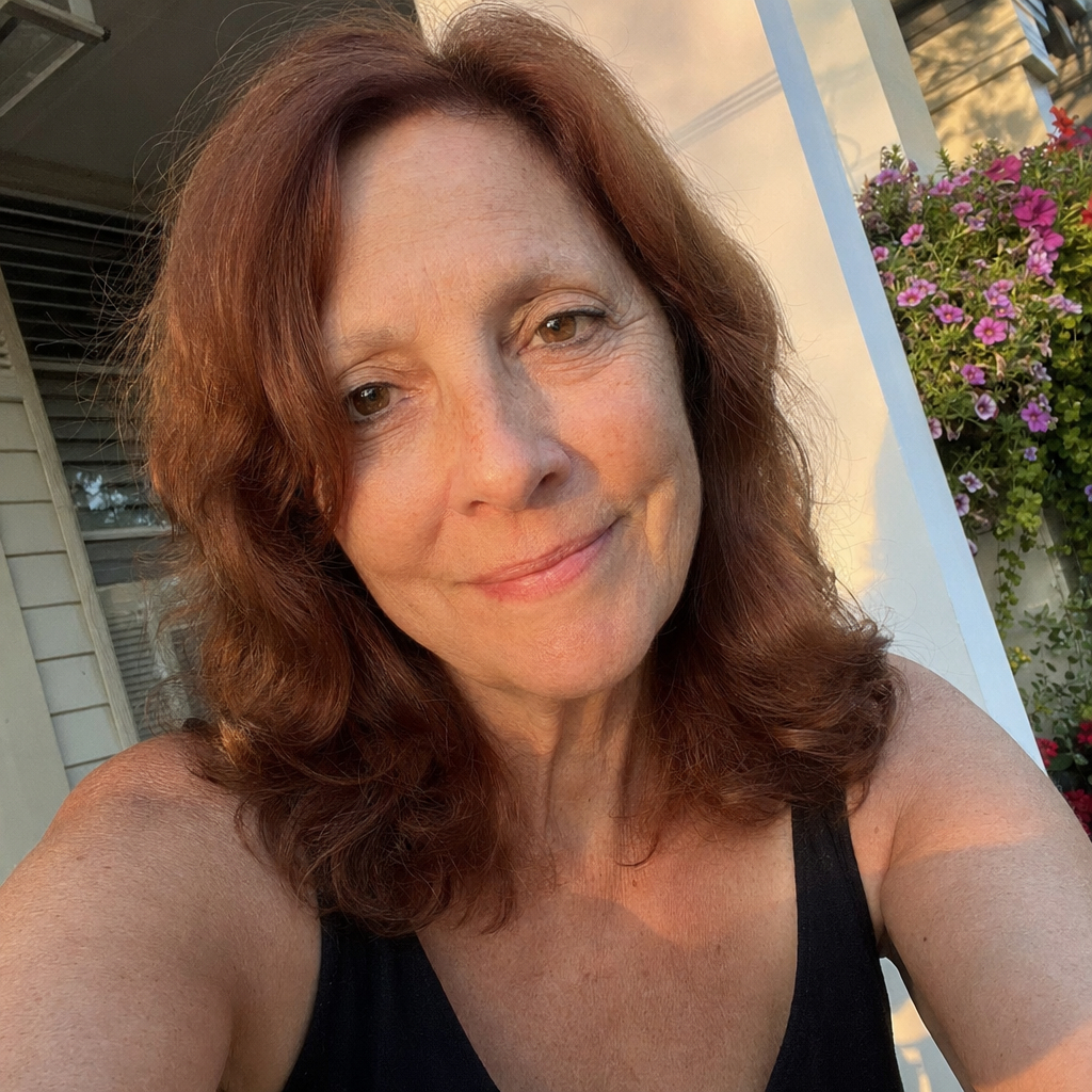 Realistic Porch Selfie — Golden Hour Portrait Prompt