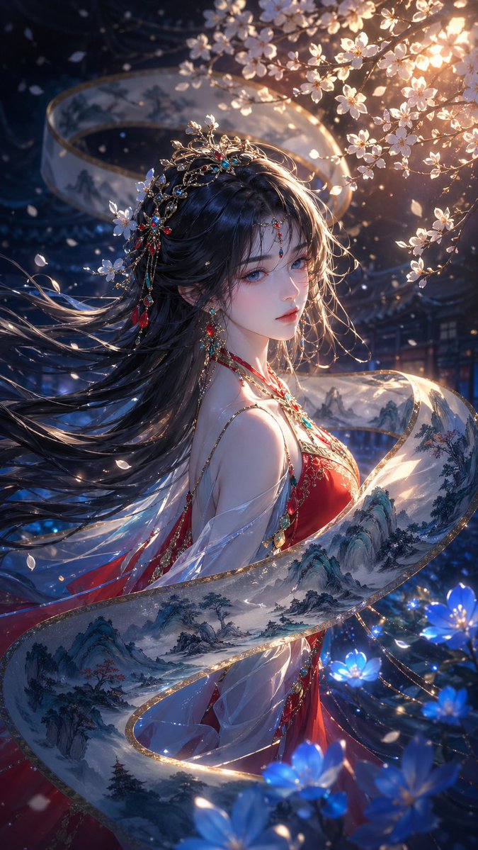 Ethereal Eastern Fantasy Portrait — AI Art Prompt