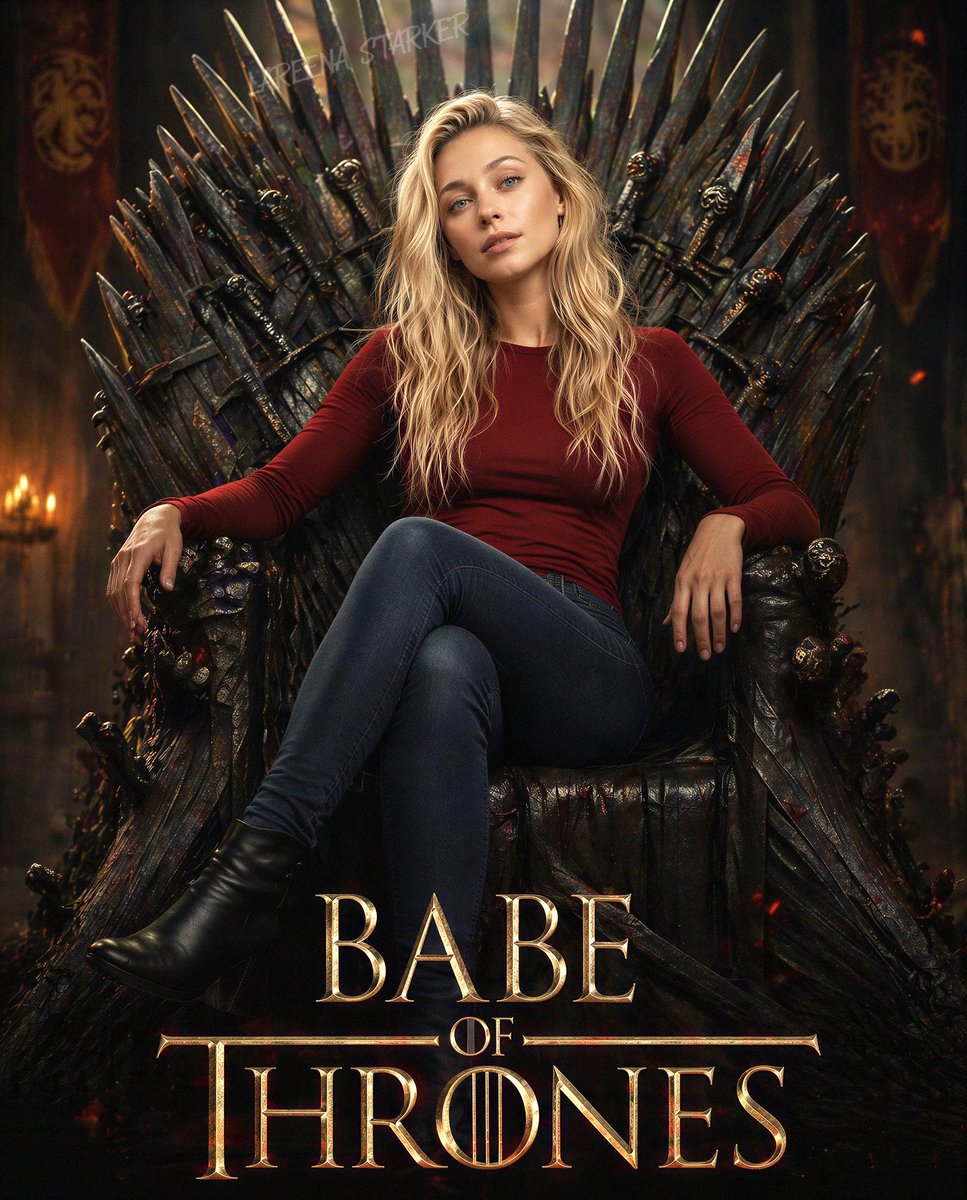 Epic Modern Queen on Iron Sword Throne — Sora 2 Prompt