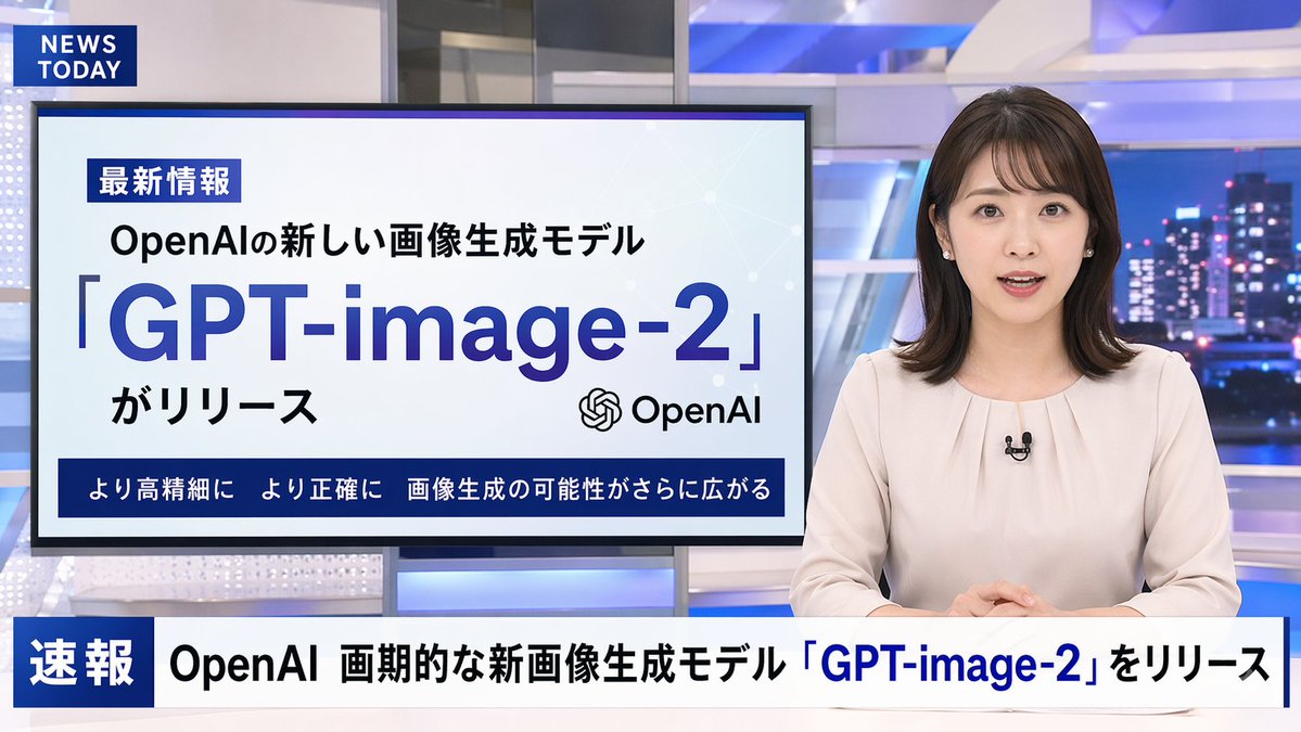 Japanese TV News Broadcast Scene — Sora 2 Prompt