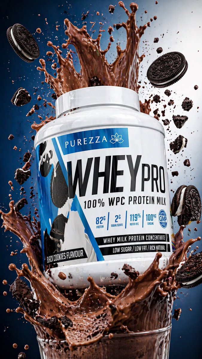 Whey Protein Splash Ad — Sora 2 Prompt