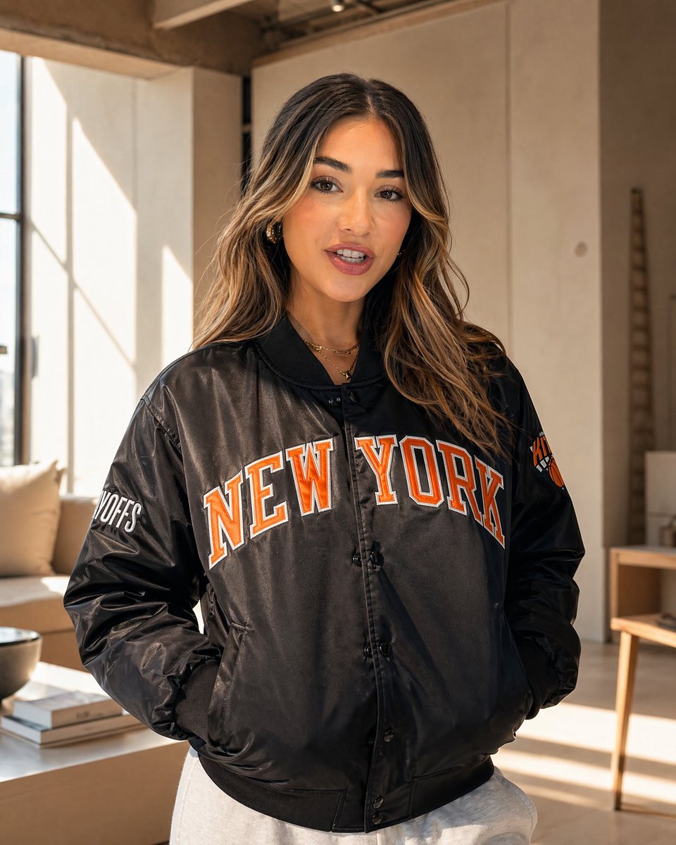 Oversized Satin Bomber Jacket Photoshoot — Sora 2 Prompt