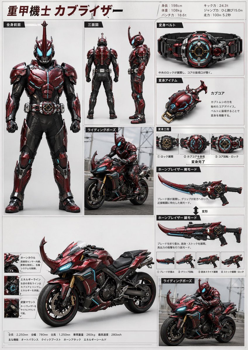 Rhinoceros Beetle Tokusatsu Hero — Sora 2 Prompt