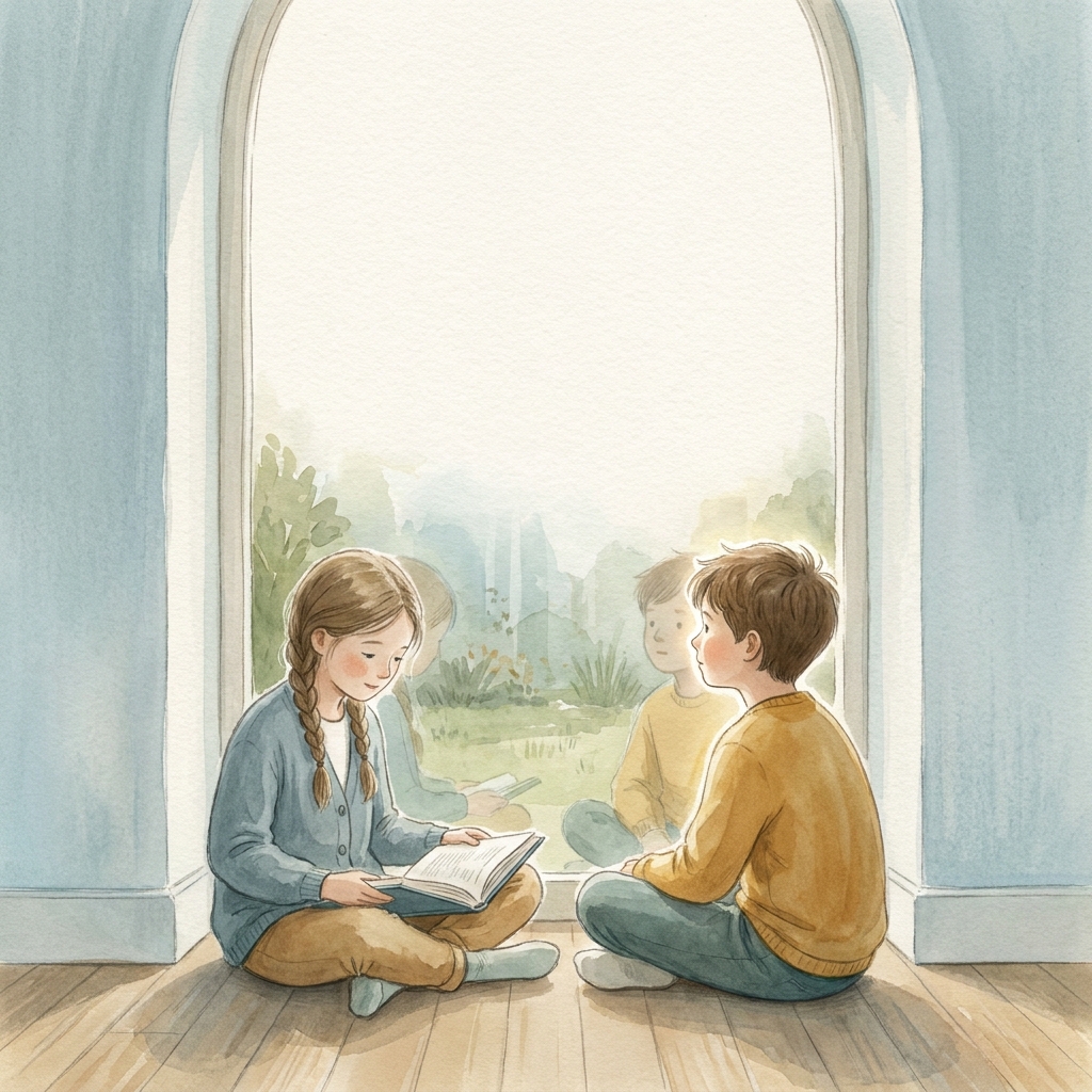 Soft Pastel Children's Illustration Prompt — Watercolor Style