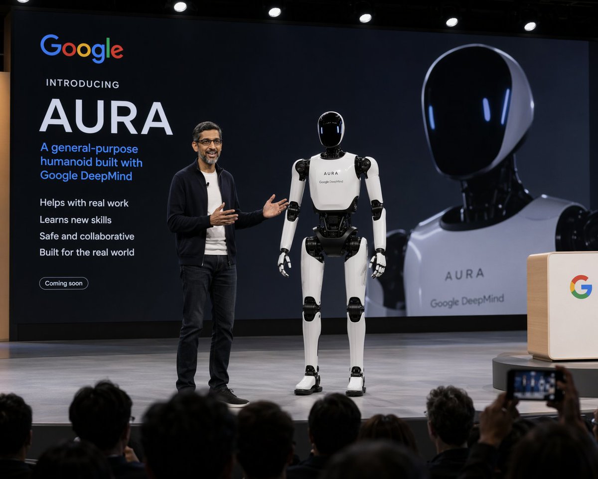 Humanoid Robot Unveiling — Sora 2 Prompt