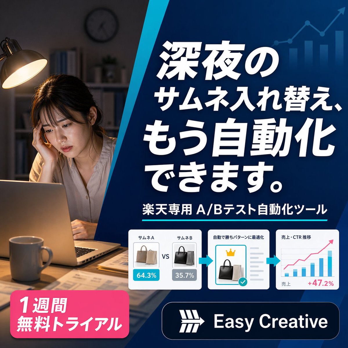 Japanese Ecommerce A/B Test Ad Banner — Sora 2 Prompt