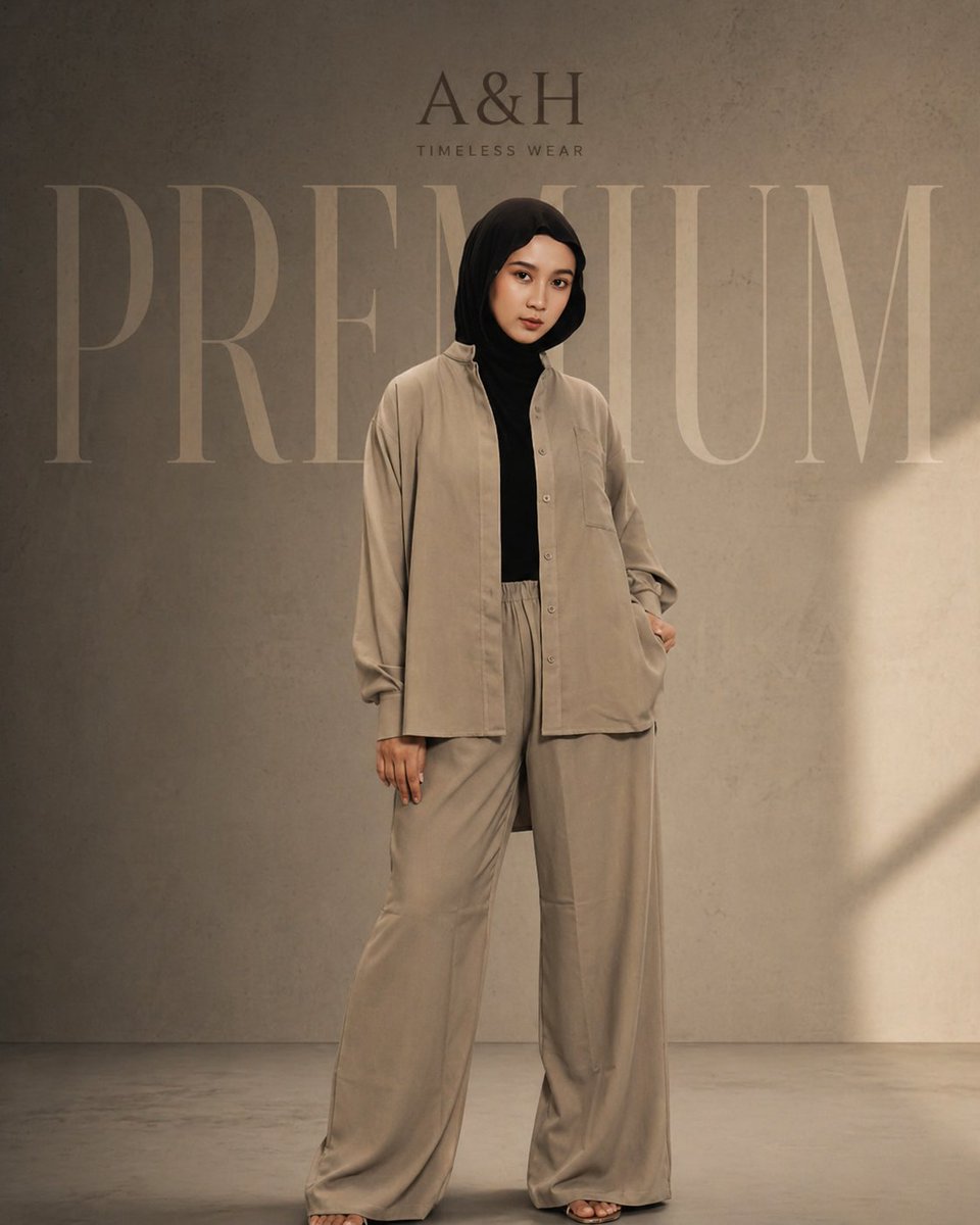 Modest Fashion Studio Prompt — Cinematic Magazine Style