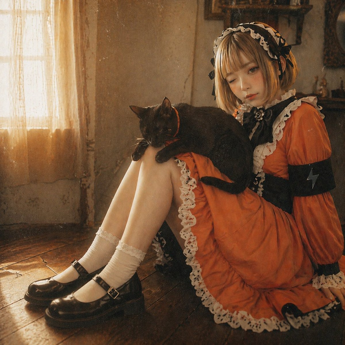 Anime to Realistic Gothic Portrait — Sora 2 Prompt