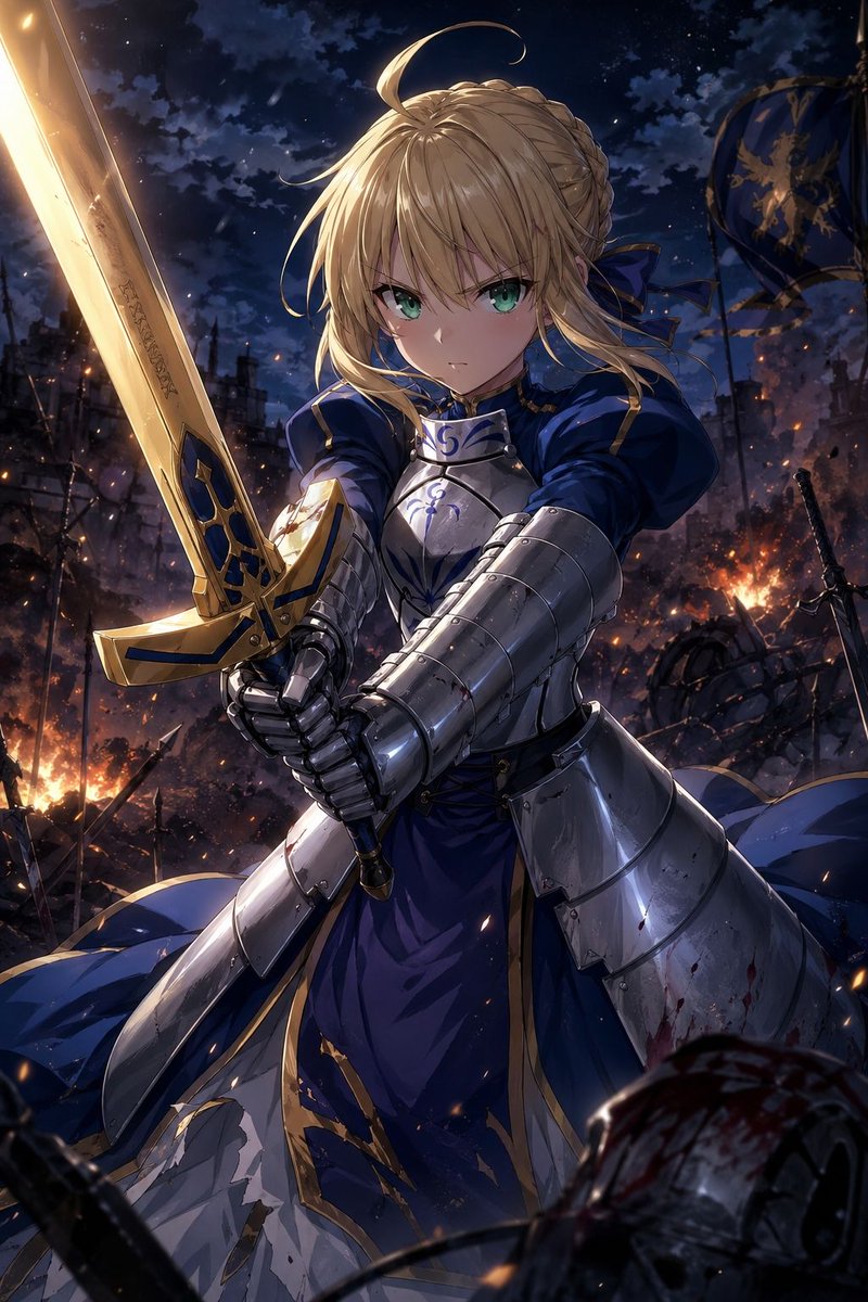 Epic Anime Knight Battle — Sora 2 Prompt