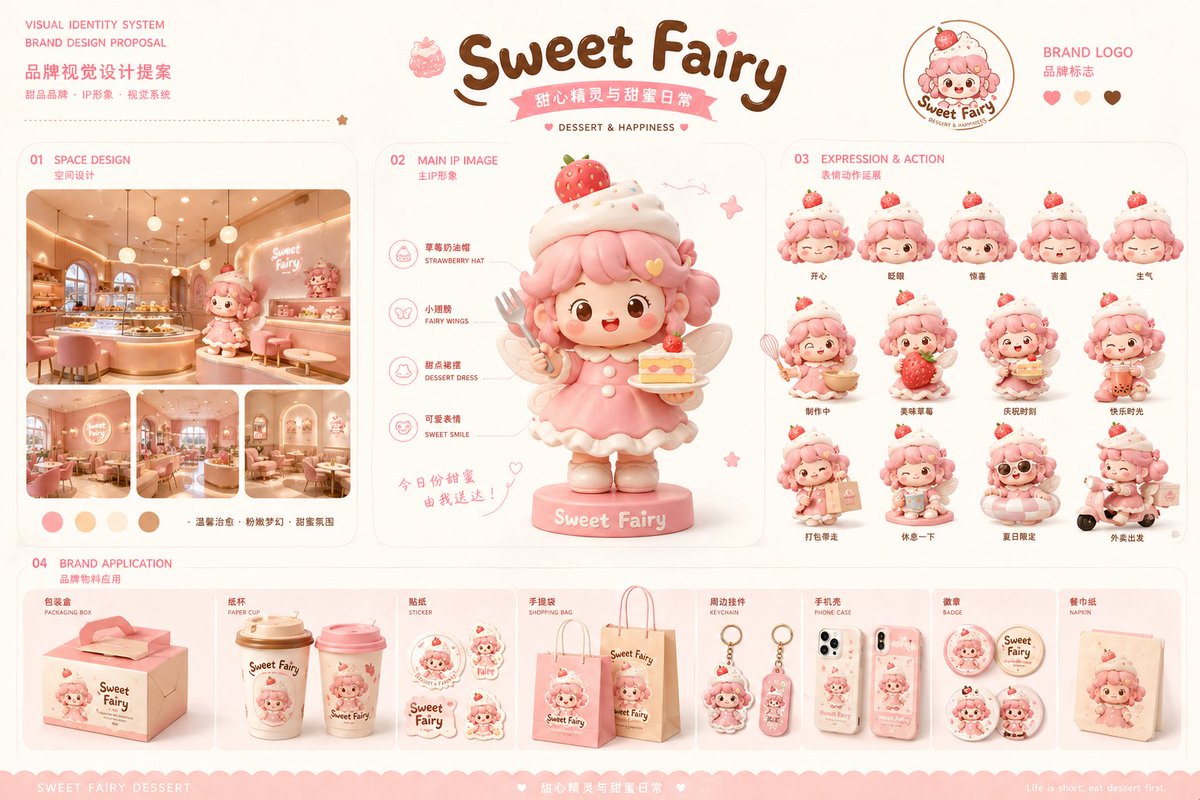 Sweet Brand IP Visual Identity — Sora 2 Prompt