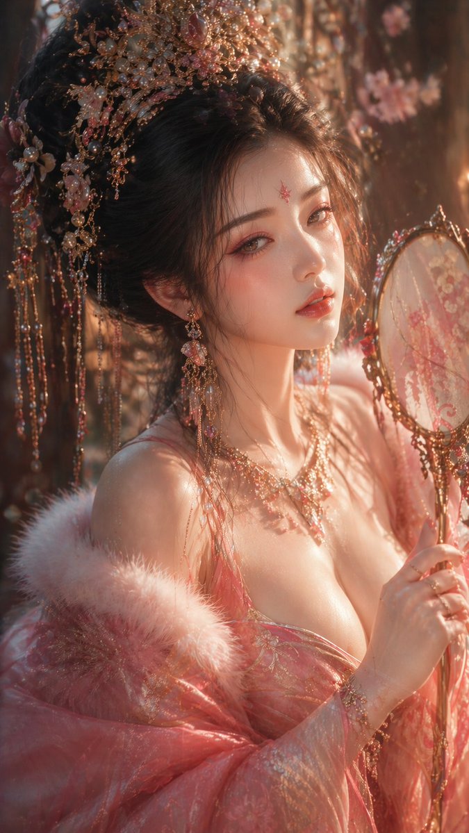 Tang Dynasty CG Portrait — Hyper-Realistic Eastern Beauty Prompt