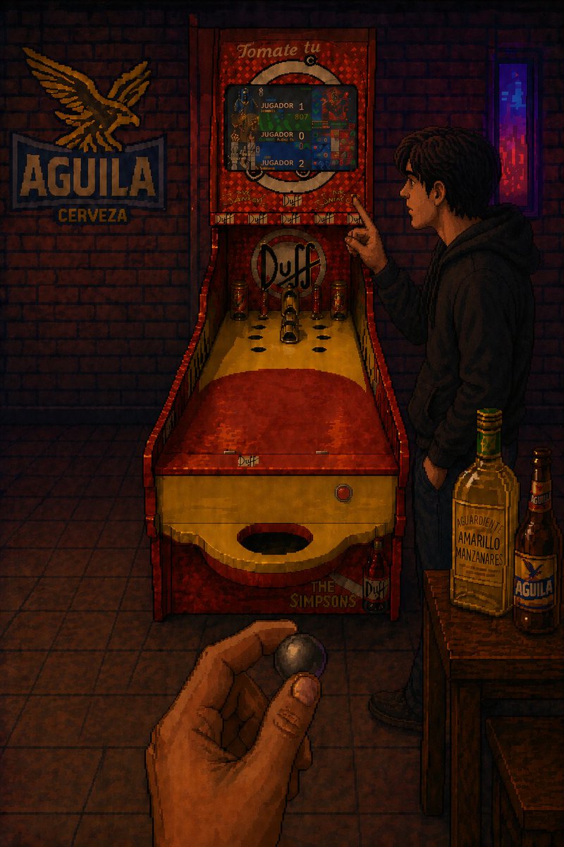 Retro Pixel Bolirana Bar Scene — Sora 2 Prompt