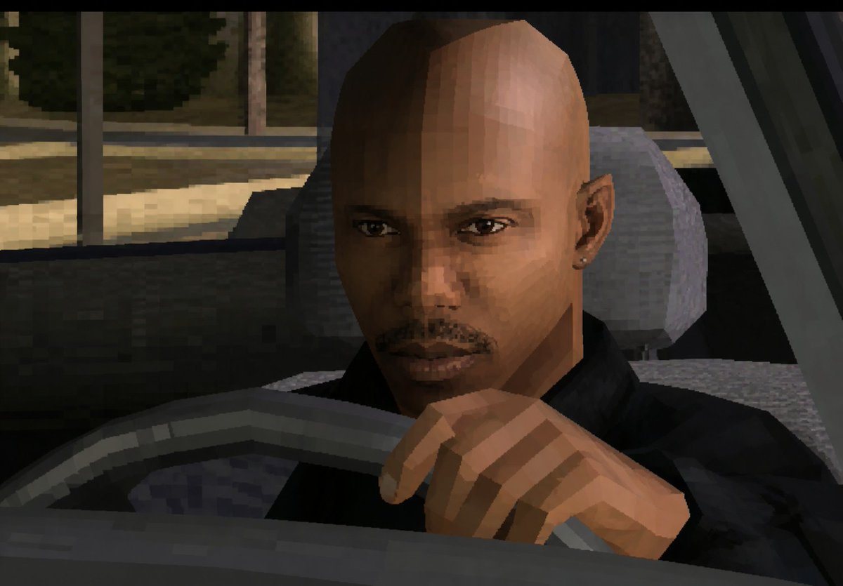 PS2 Low-Poly Driver Screenshot — Retro 3D Game Aesthetic