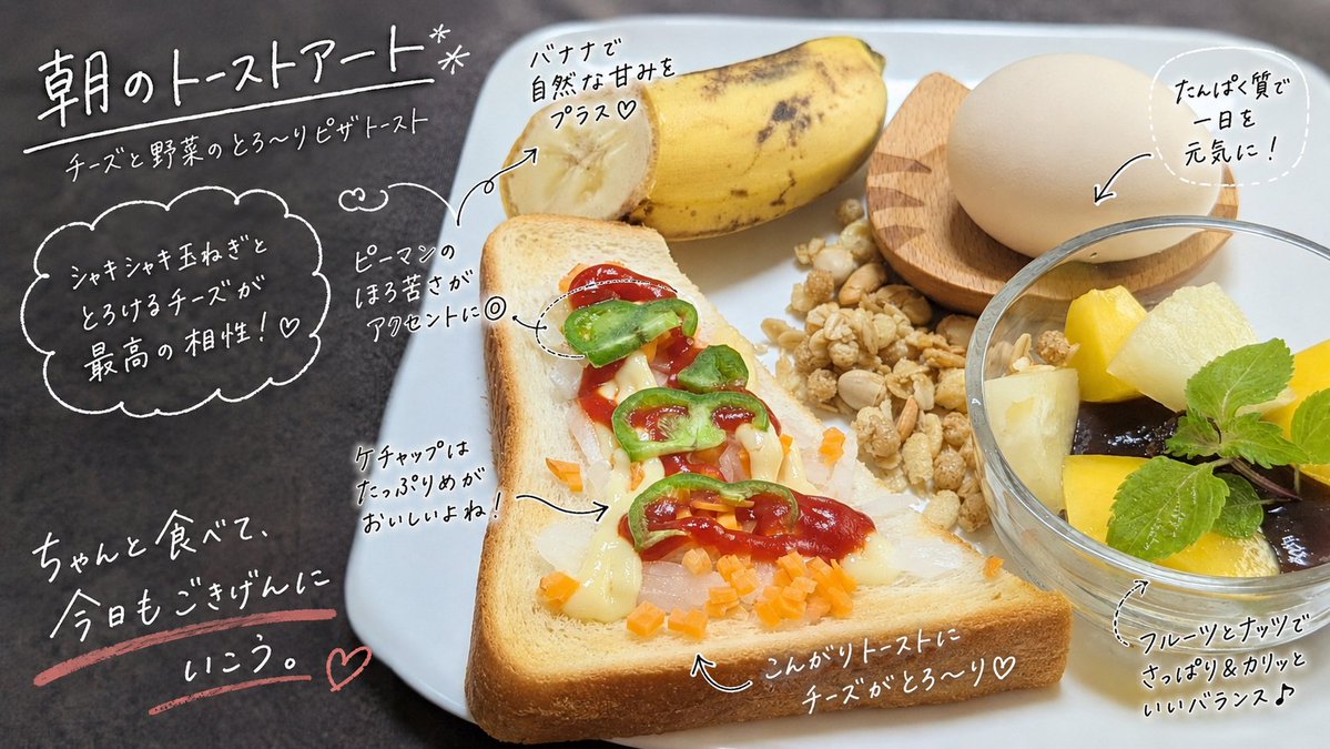 Japanese Café Menu Photo Prompt — Handwritten Toast Art Style