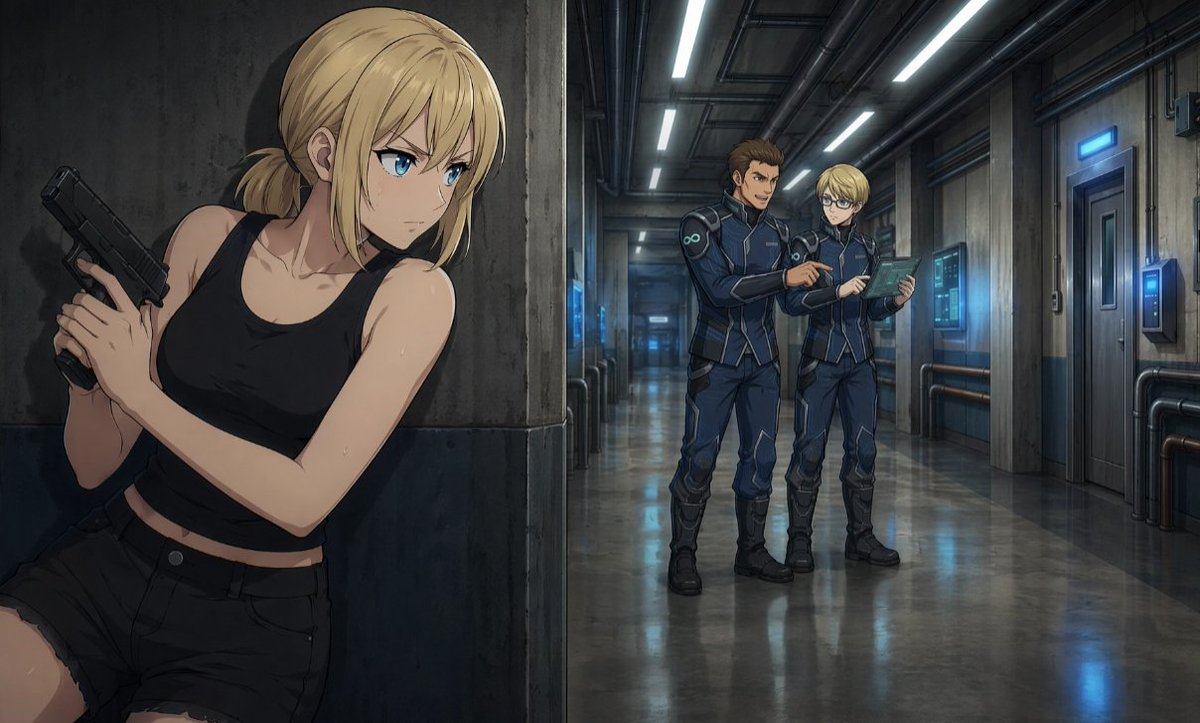 Cyberpunk Anime Ambush — Sora 2 Sci-Fi Action Prompt