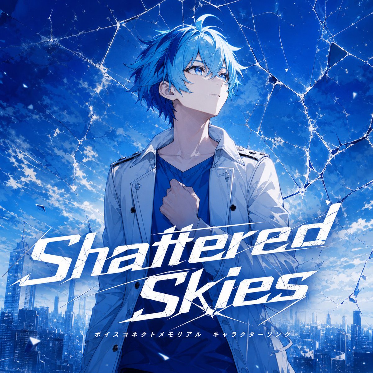 Japanese Typography Music Album Cover — Sora 2 Prompt