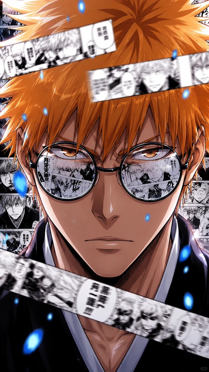 Bleach-Style Manga Poster — High-Impact Anime Art Prompt