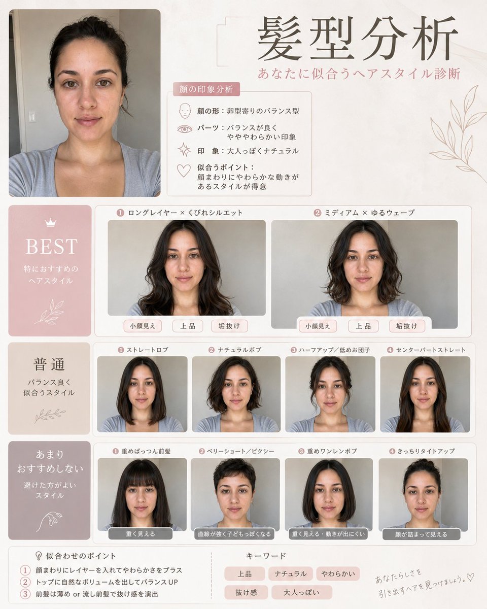 Luxury Hairstyle & Makeup Analysis — AI Prompt